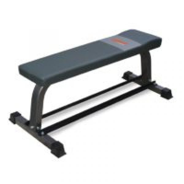 Flat Bench with Dumbbell Rack